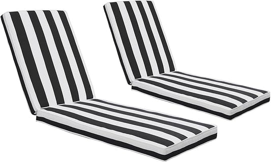 Only choice Chaise Lounge Cushions Outdoor, Fade & Water Resistant Patio Lounge by ONLYCHOICE