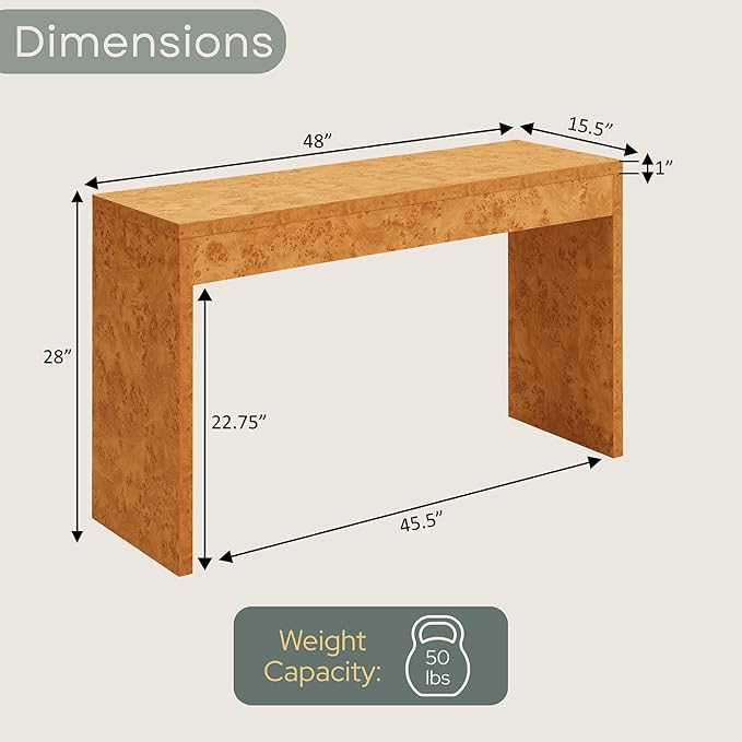 Northfield Entryway Hall Console Table/Desk - Image 2