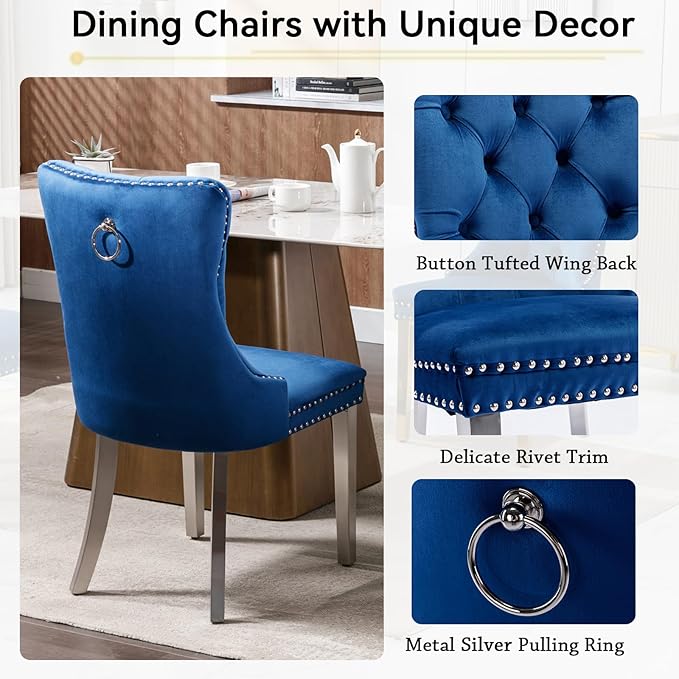 Henf 5 Pieces Faux Marble Dining Table Set - Image 6