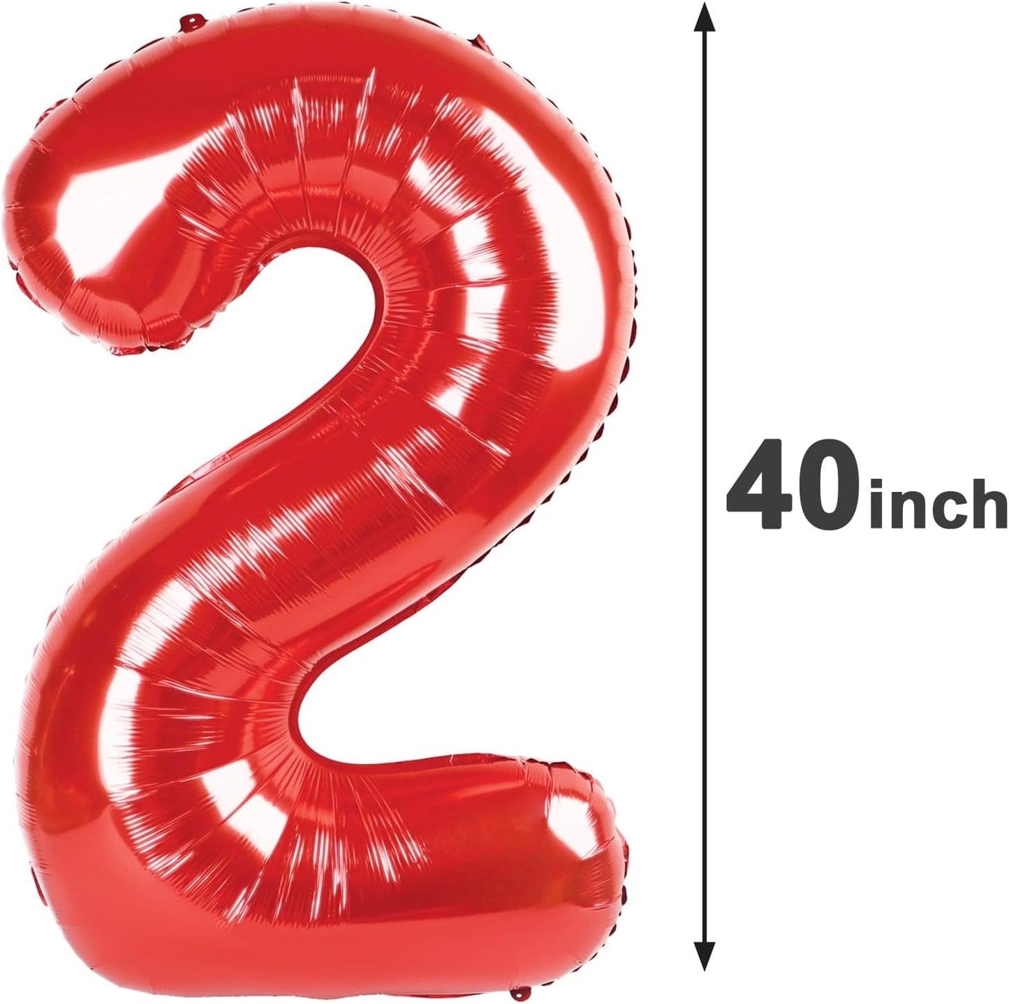 Red Number 24 42 Balloon 40 Inch Birthday Decorations, Number 24 Balloon Birthday Party Decorations, Anniversary Decorations Graduations Party Supplies