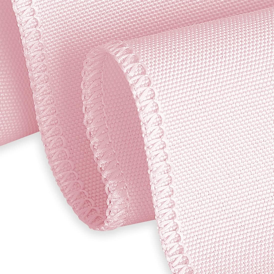 LTC LINENS 2 Pack 120 Inch Round Tablecloths Pink - Great for 60 Inch Round Table Floor Length - Wrinkle Resistant Polyester Fabric Cloth for Party, Baby Shower