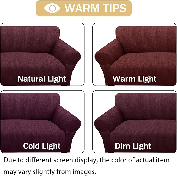 Sofa Slipcover with 2 Pillow Cover - Image 6