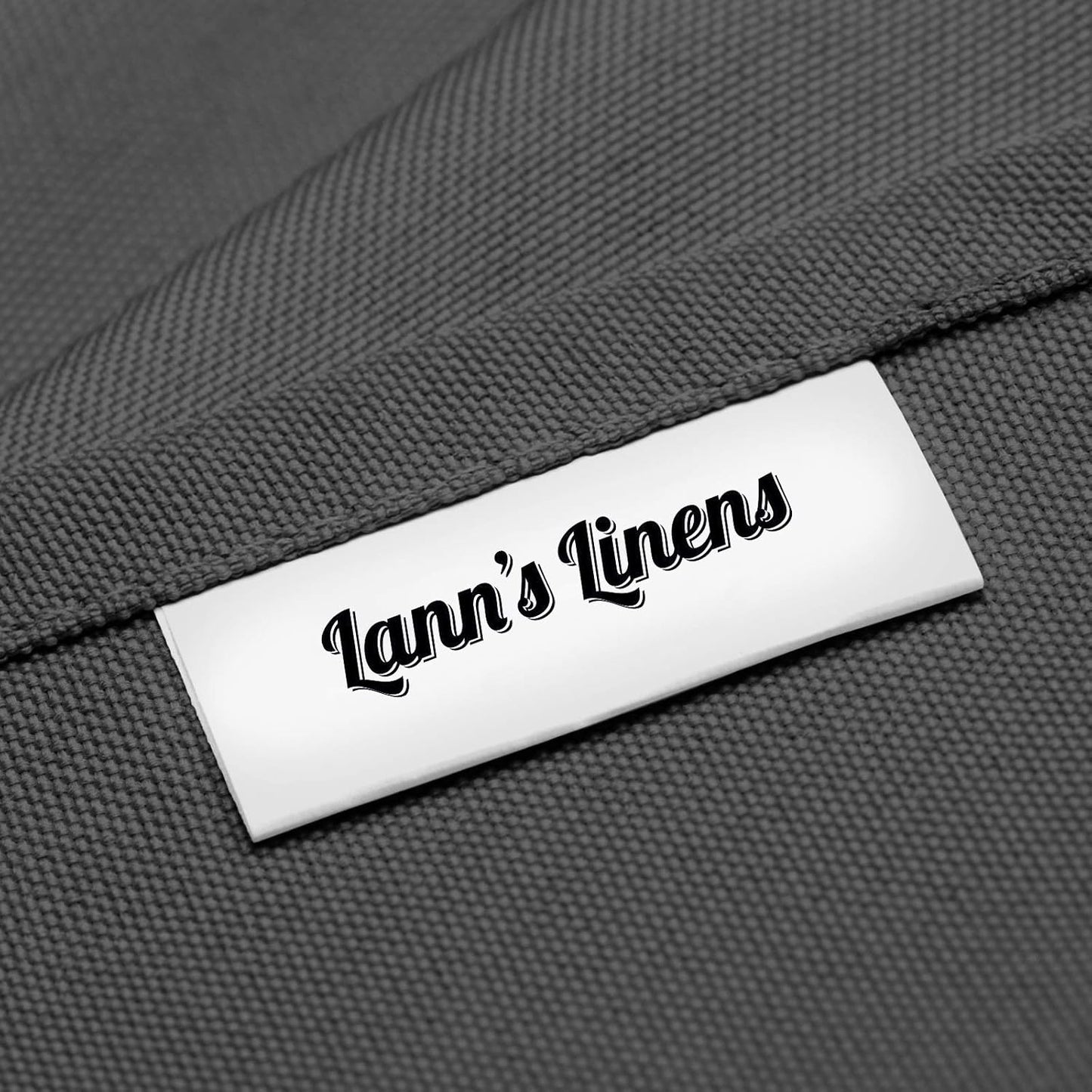 Lann's Linens - 70" Square Premium Tablecloth for Wedding/Banquet/Restaurant - Polyester Fabric Table Cloth - Dark Gray
