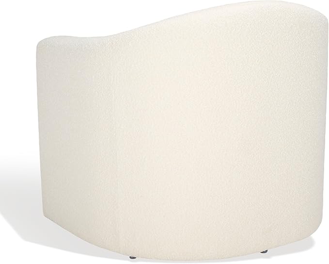 SAFAVIEH Couture Collection Laylette Ivory Boucle Accent Chair - Image 8