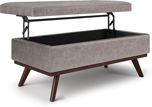 SIMPLIHOME Owen Lift Top Coffee Table Storage Ottoman by SimpliHome