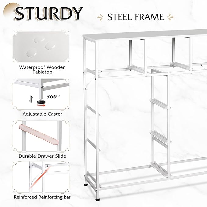 WLIVE 9-Drawer Dresser, Fabric Storage Tower - Image 7