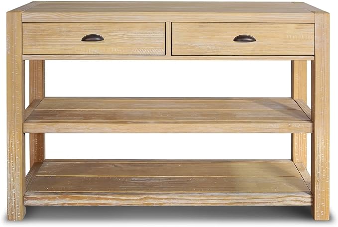 Grain Wood Furniture Montauk Console Table, Solid Wood - Image 4