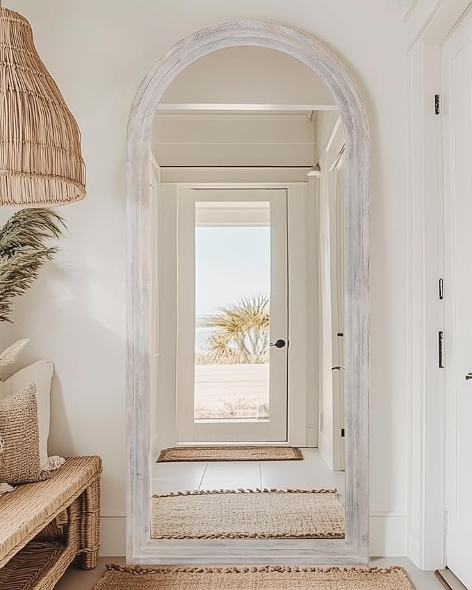 Full Length Mirror, Oversized Stand Up Mirrors Large Wall Mirrors, Wall Mounted - Image 2