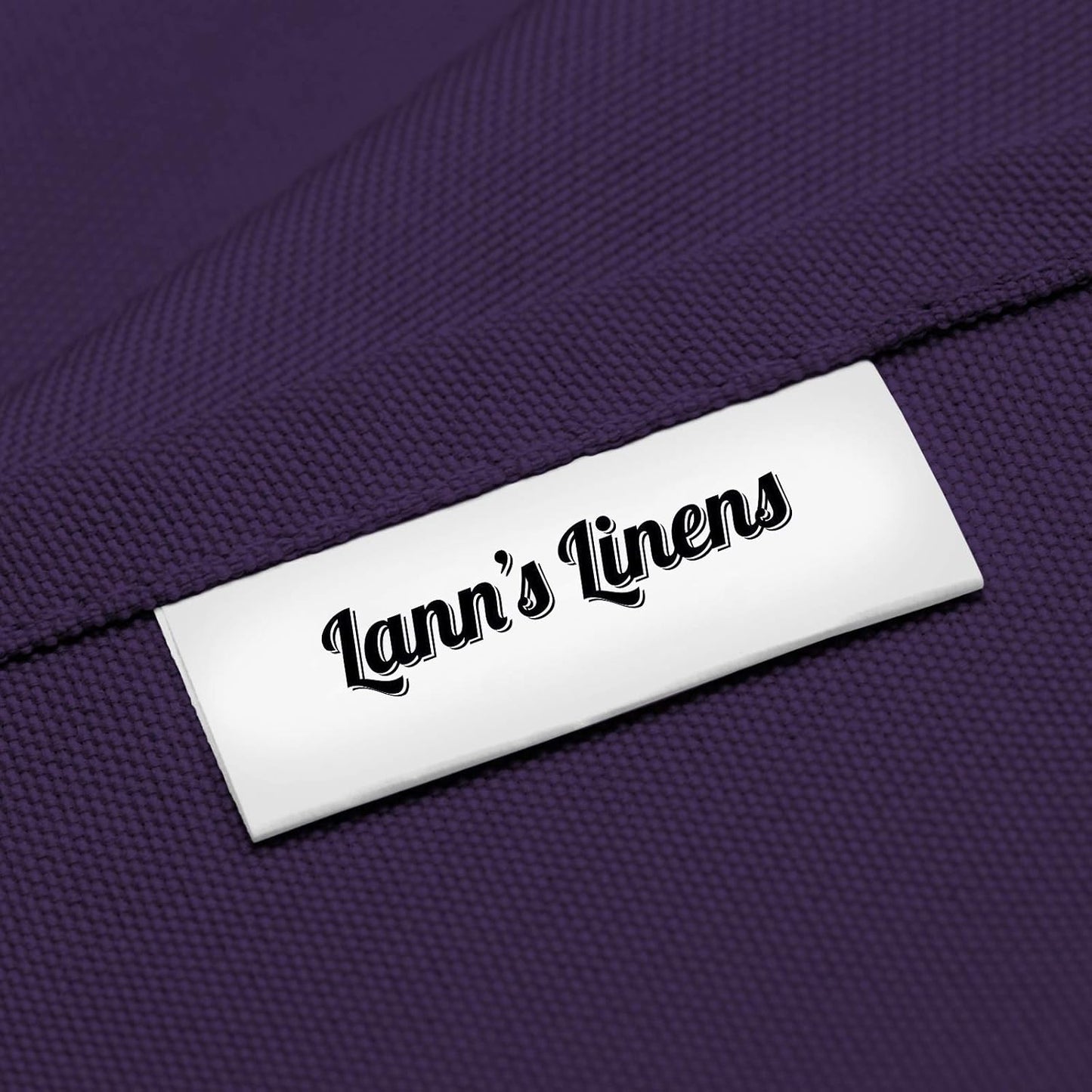 Lann's Linens - 10 Premium 108" Round Tablecloths for Wedding/Banquet/Restaurant - Polyester Fabric Table Cloth - Purple