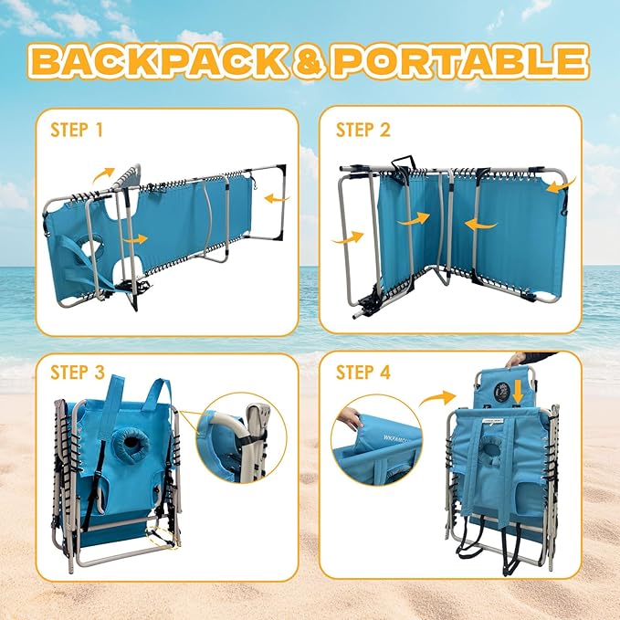Backpack Sun Tanning Chair - Image 8