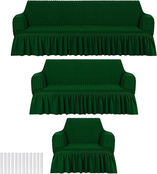 Fanfanwin 3 Pcs Sofa Slipcover Set by Fanfanwin
