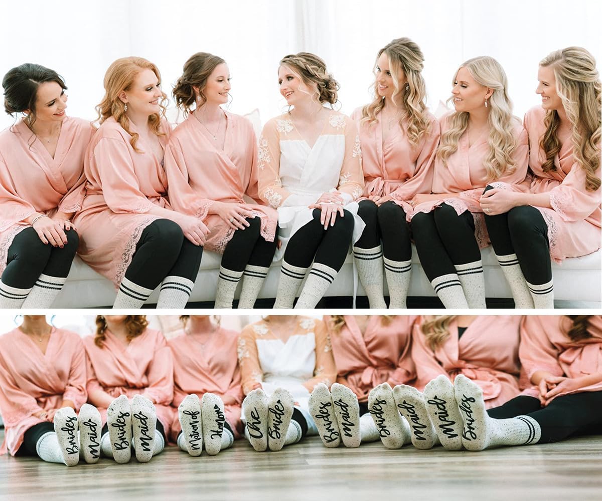 Bridesmaid Gifts For Women Wedding Gifts Proposal Set Bachelorette Party Favors Decorations Bride Socks…