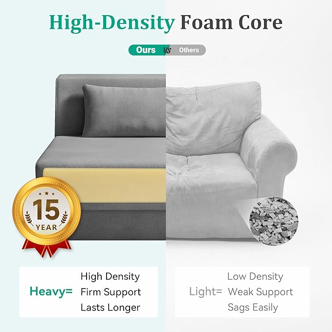 Fold Out Chair Bed, Folding Sofa Bed, 3 in 1 Convertible Sleeper Chair Bed - Image 9