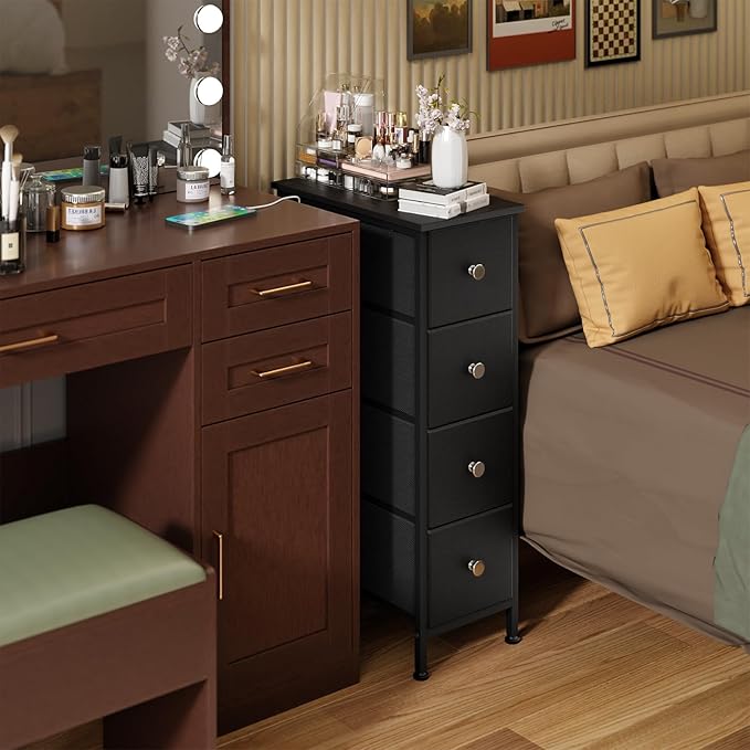 Fixwal Narrow Storage Cabinet, Small Dresser - Image 6