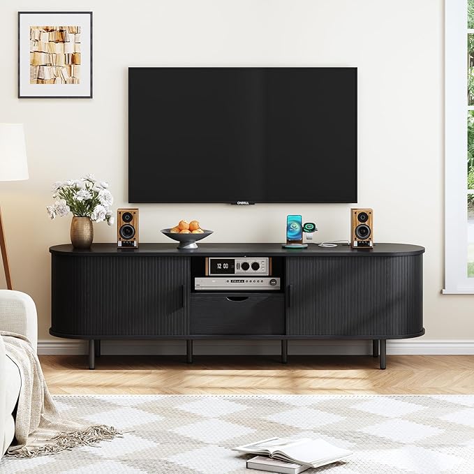 ONBRILL 69" TV Stand with Power Outlet - Image 5