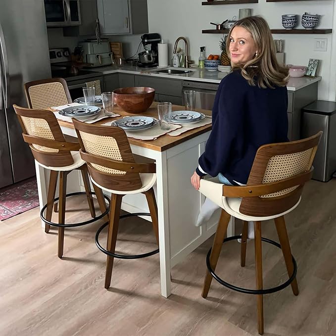 Set of 2 Counter Height Bar Stools - Image 5