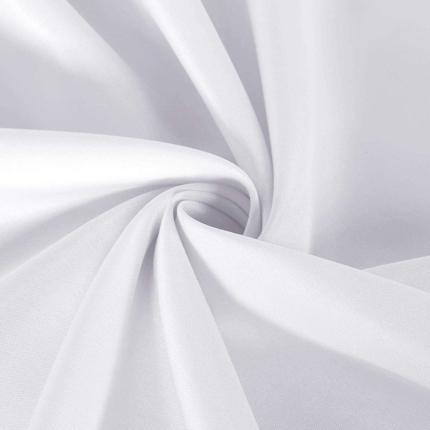 sancua 2 Pack White Tablecloth 54 x 78 Inch, Rectangle 4 Feet Table Cloth - Stain and Wrinkle Resistant Washable Polyester Table Cover for Dining Tables, Buffet Parties and Camping