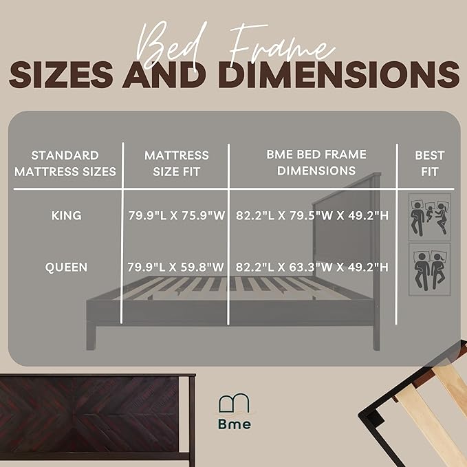 Bme Vivian 14 Inch Deluxe Bed Frame - Image 7