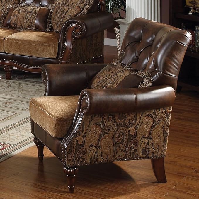 Brand 4-Piece Formal Living Room Set: Luxury Sofa, Single Chair and Coffee Table - Image 6