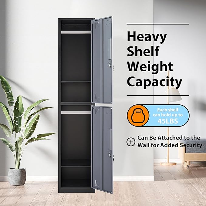 Metal Locker with 2 Doors - Image 6