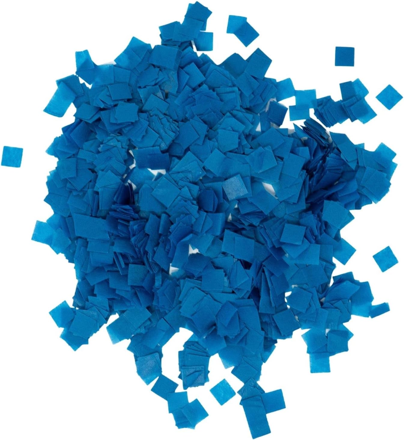 Ultimate Confetti Biodegradable Dark Blue, Dark Blue Color - Fluttering Tissue Paper Squares for Confetti Cannon and Launcher Use, Table Decorations, and More (20 Handfuls per Bag, 1 lb)