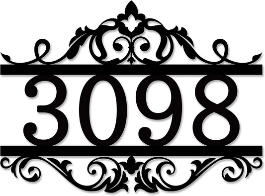 Custom Metal House Numbers for Outside | Personalized Address Numbers for House | House Numbers Sign | Black, White, Silver or Gold Outside Wall Decor
