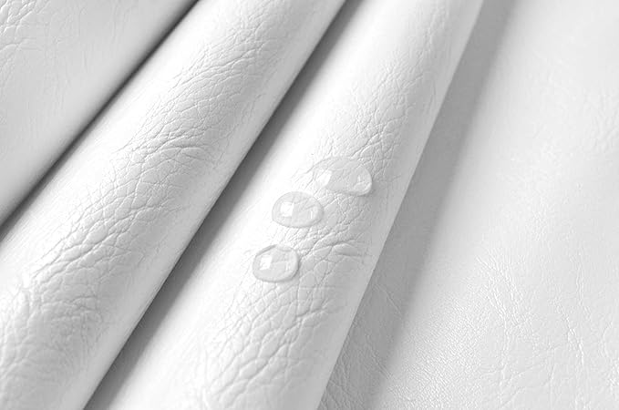 Wento Thick Half Yard Faux Leather Fabric Soft Skin Grain PU Leather Fabric - Image 6