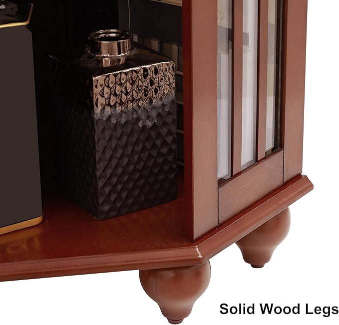 Glass Corner Display Cabinet - Image 8