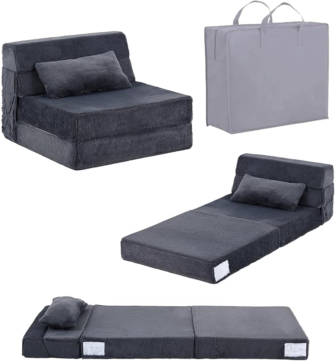 Tiita Convertible Folding Kids Sofa Bed by TiitaHome