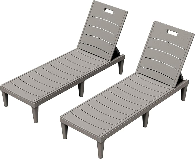 Greesum Outdoor Chaise Lounge Chairs Set of 2 by BuynowfromGreesum
