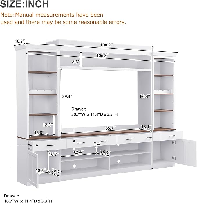 Merax Modern 4 Piece TV Stands - Image 2