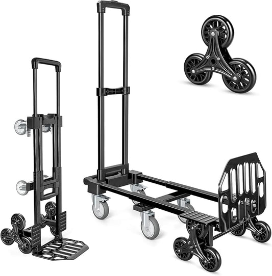 KEDSUM 3-in-1 Convertible Stair Climbing Dolly, 660LBS Heavy Duty Dolly Cart by KEDSUM