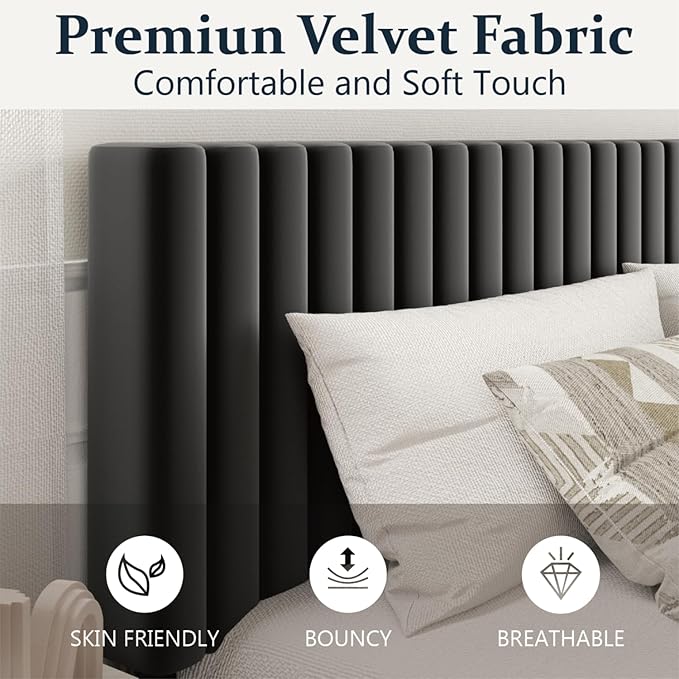 HAOARA Full Size Platform Bed Frame - Image 4