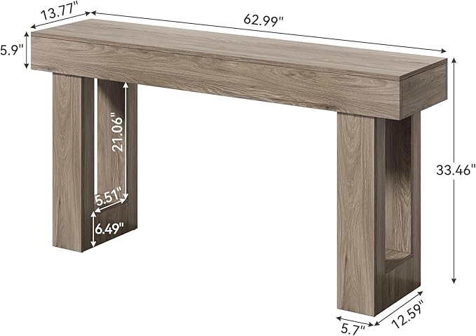 LITTLE TREE 63-Inch Long Console Tables - Image 2