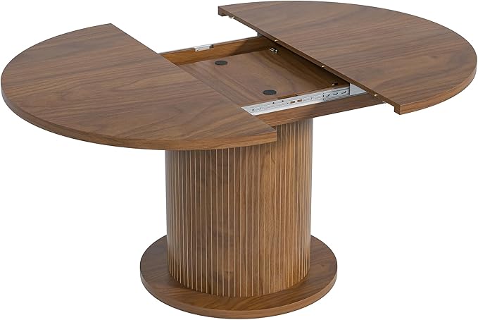 43.3 inch 59 inch Adjustable Size Round Dining Table - Image 7