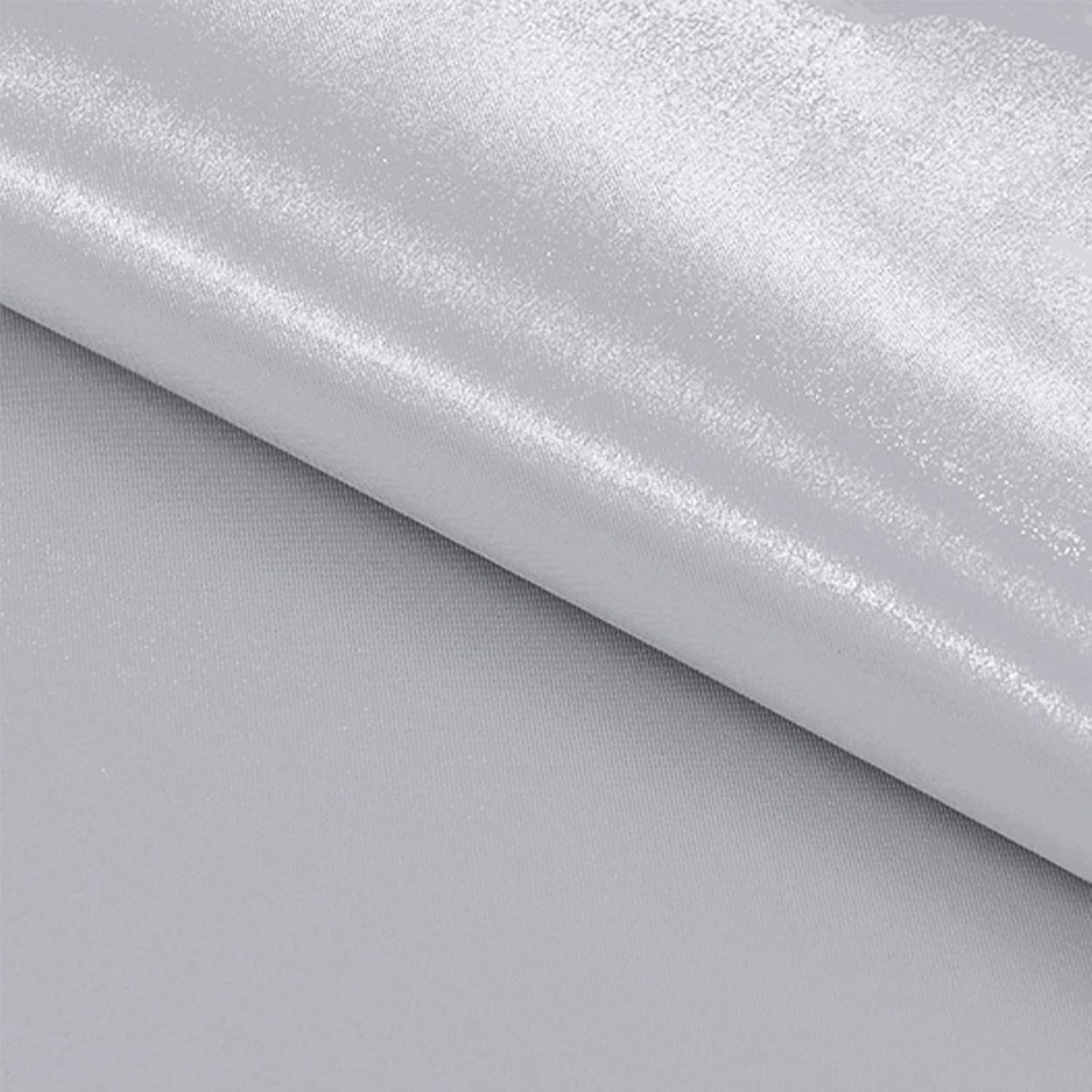 10 Pack Satin Table Runner 12 x 108 Inch Long Silver Silk Table Runner for Wedding Party Banquet Birthday Decoration