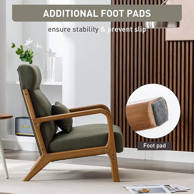 ANJ Mid Century Modern Accent Chair - Image 4