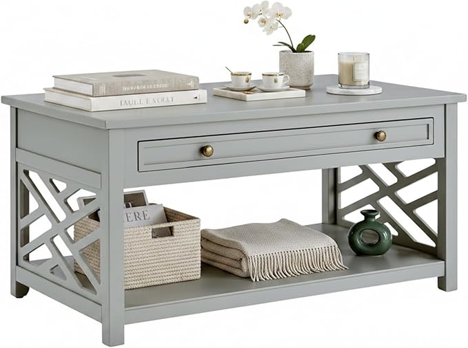 Alaterre Furniture Coventry Classic 36-Inch Wood Coffee Table - Image 6