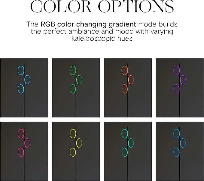 Brightech Saturn Modern Color Changing Floor Lamp - Image 4