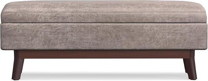 SIMPLIHOME Owen Rectangular Storage Ottoman - Image 6