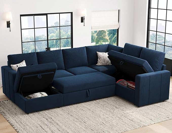 Belffin Modular Sectional Sleeper Sofa - Image 3