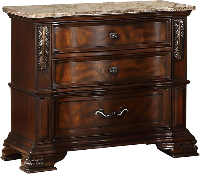 First of a Kind Santa Monica Traditional 5 Piece Queen Bedroom Set - Image 3