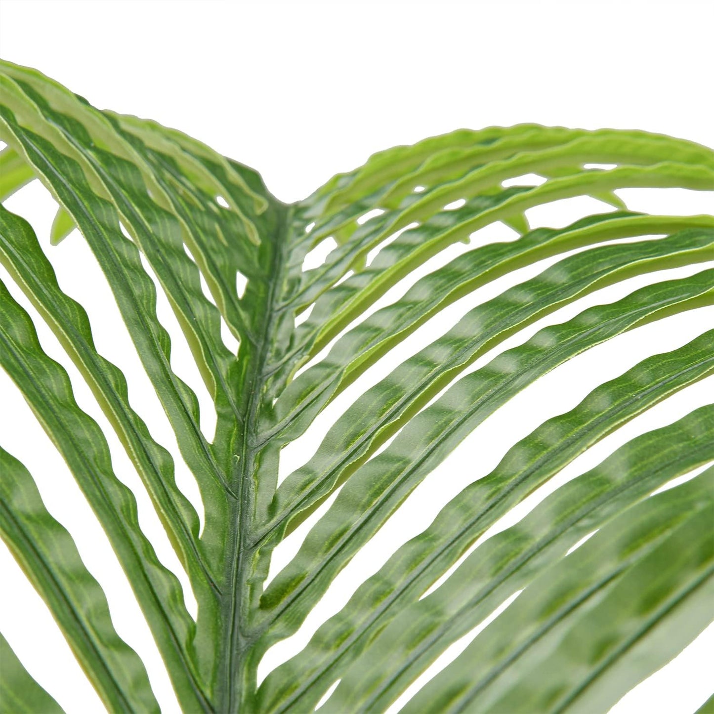 DILATATA 10 PCS Large Artificial Palm Leaves Palm Fronds Tropical Leaves Areca Palm Branches Palm Leaves with Stem Palm Tree Leaves Faux Palm Leaves for Floral Arrangement Fake Leaves Palm Leaf Decor