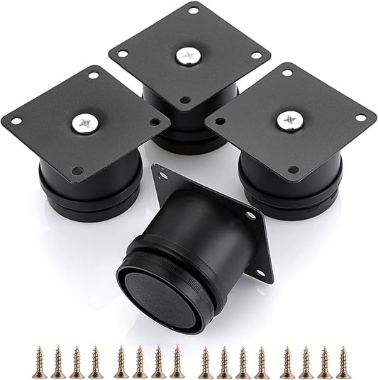 OwnMy 4PCS 2 Inch Stainless Steel Furniture Legs Feets Metal Cabinet Desk Legs by OwnMy