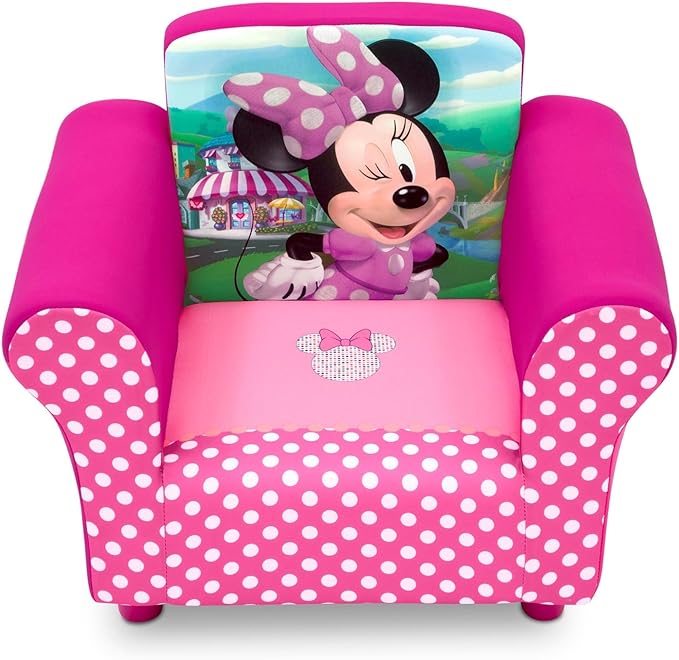 Delta Children Upholstered Chair, Disney Minnie Mouse - Image 5