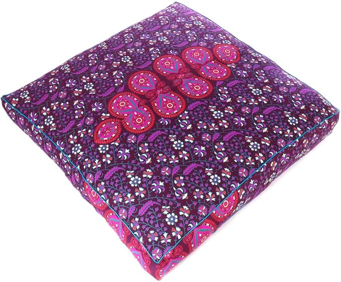 Mandala Floor Pillow Cover Meditation Cushion Seating Throw Hippie Round - Image 5