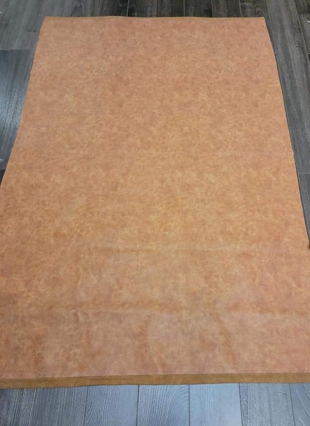 NAT Leathers, Blonde Light Tan Distress Crazy Horse Soft Faux Vegan Leather PU - Image 7