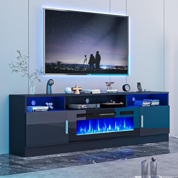 oneinmil 70" Fireplace TV Stand - Image 2