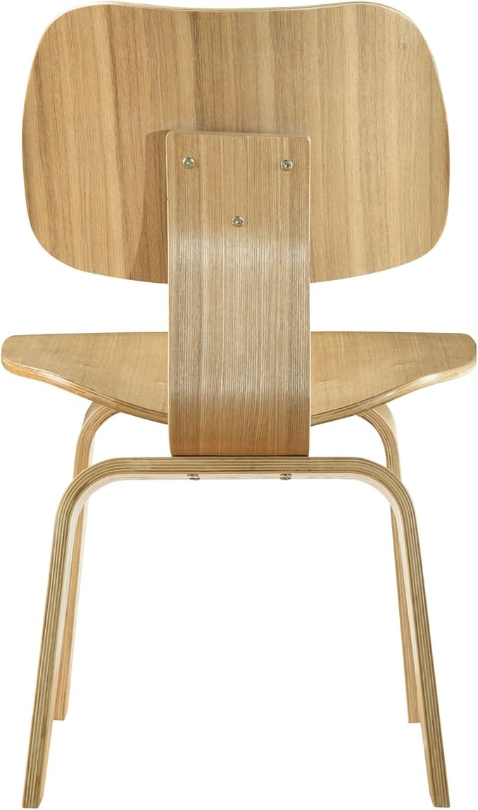 Modway Fathom Mid-Century Modern Molded Plywood Two Kitchen and Dining Room - Image 4