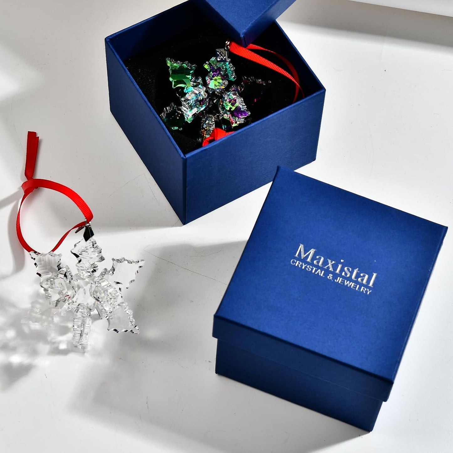 2025 Annual Edition 3D Crystal Snowflake Ornament Christmas Ornament Home Decor Gift (2025-Multicolour 3D)